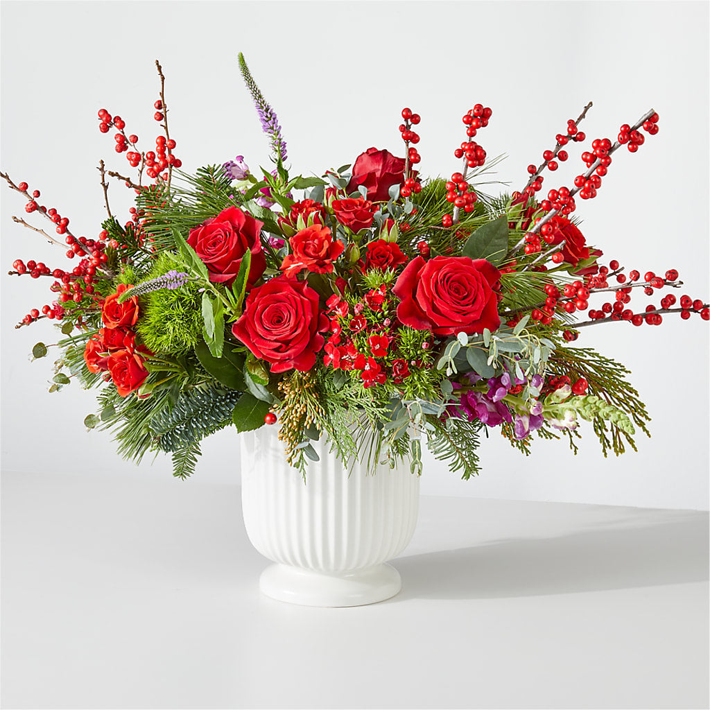 Big Red Bow Bouquet – M & R FLOWER AND GIFT SHOP, Lancaster CA
