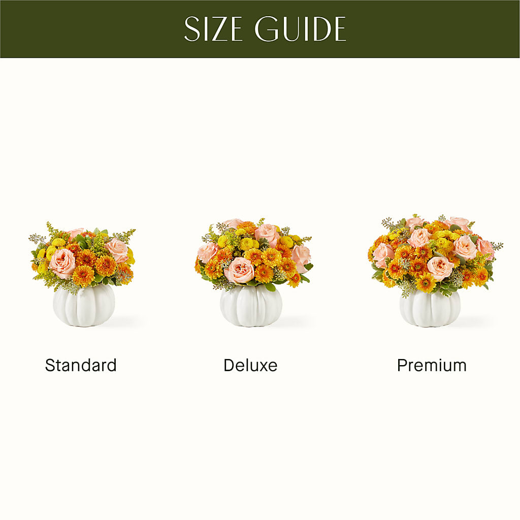 Peachy Pumpkin – M & R FLOWER AND GIFT SHOP, Lancaster CA