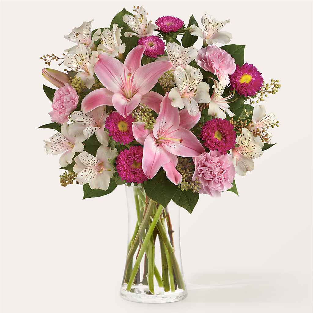 Feeling Fuchsia Bouquet – M & R FLOWER AND GIFT SHOP, Lancaster CA