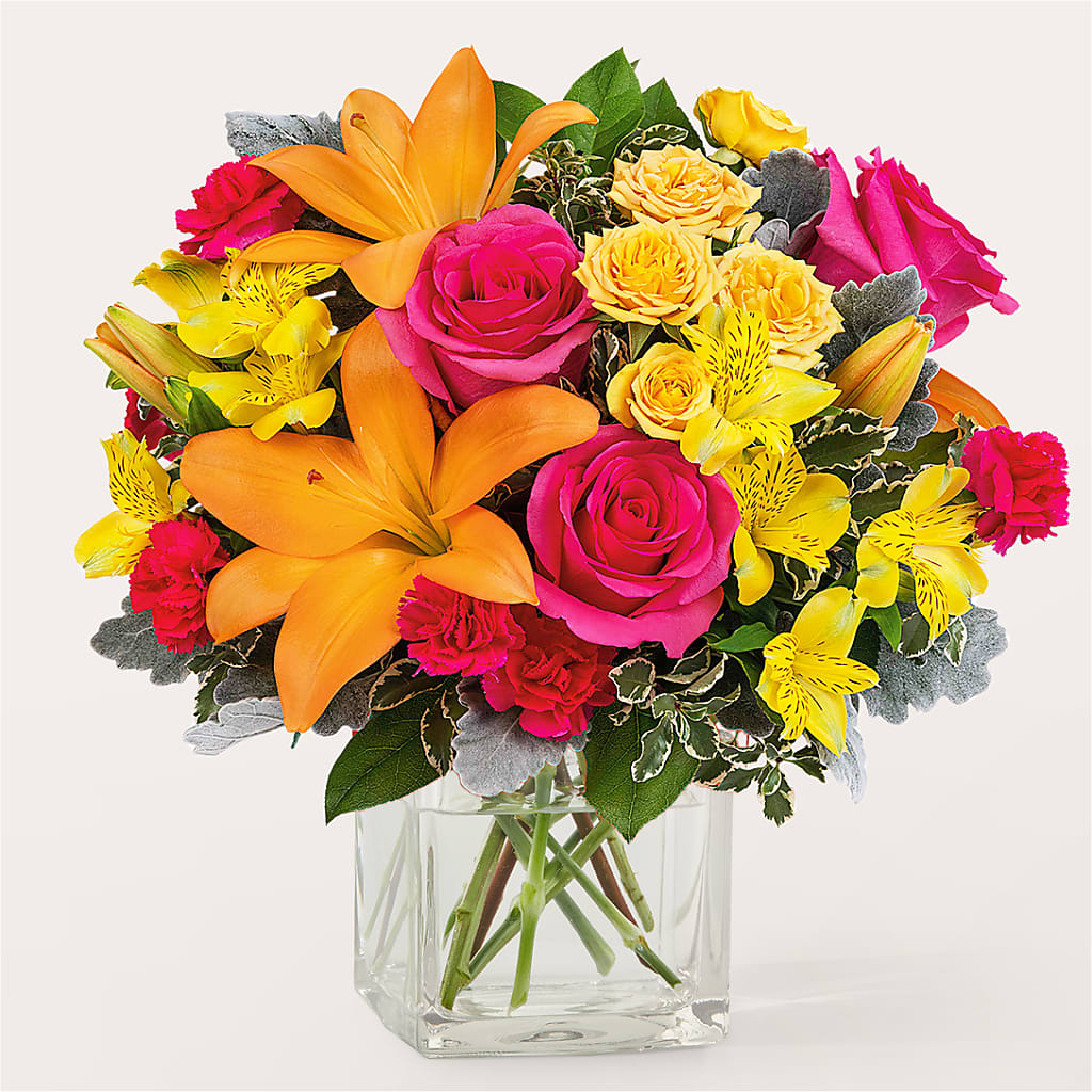To the Tropics Bouquet – M & R FLOWER AND GIFT SHOP, Lancaster CA