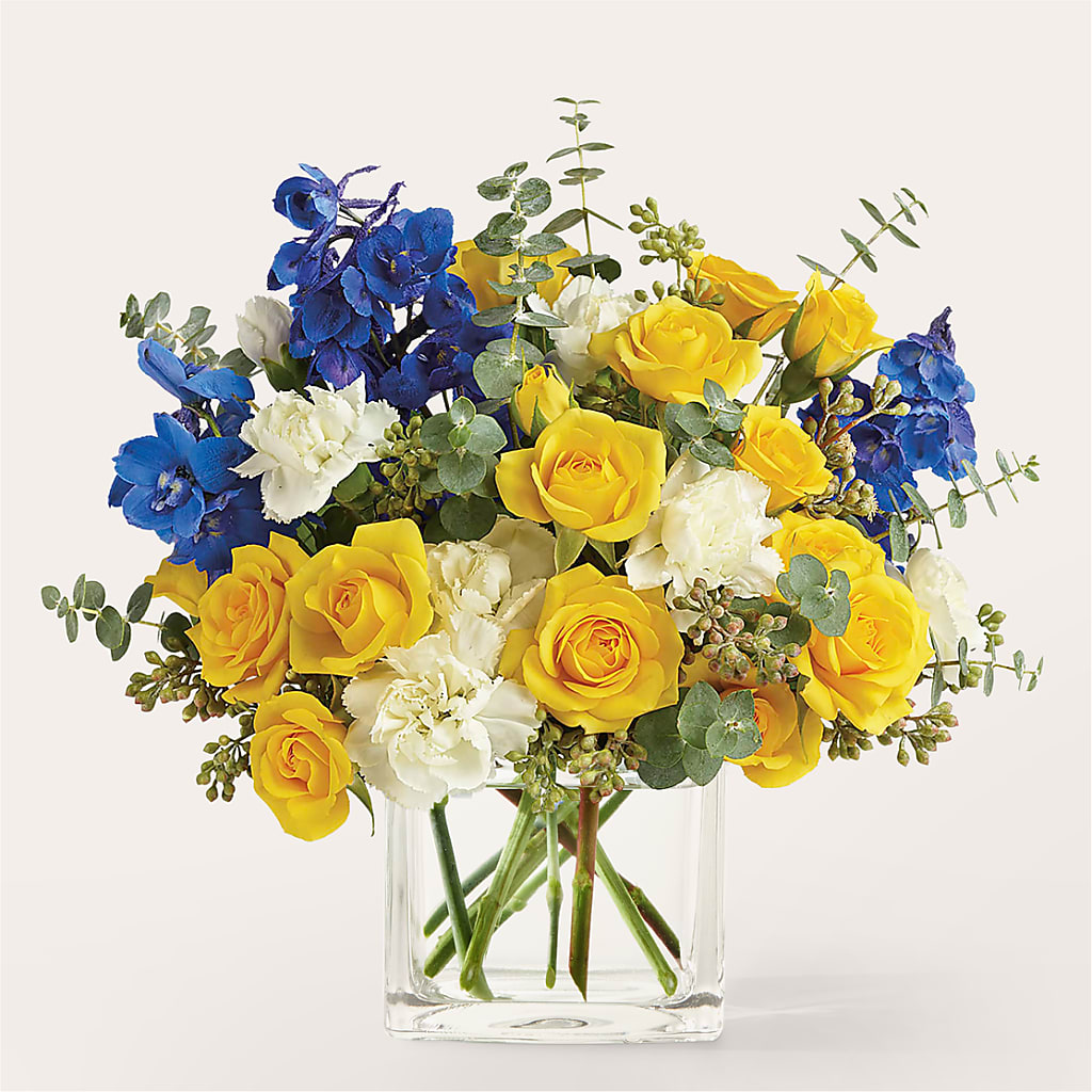 Sparkling Citrine Bouquet – M & R FLOWER AND GIFT SHOP, Lancaster CA