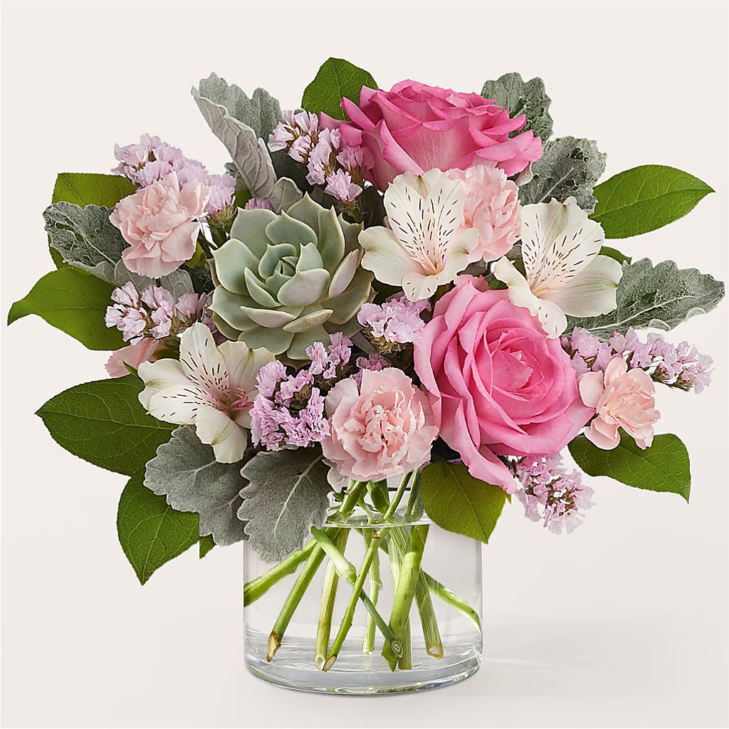 Dusty Rose Bouquet – M & R FLOWER AND GIFT SHOP, Lancaster CA