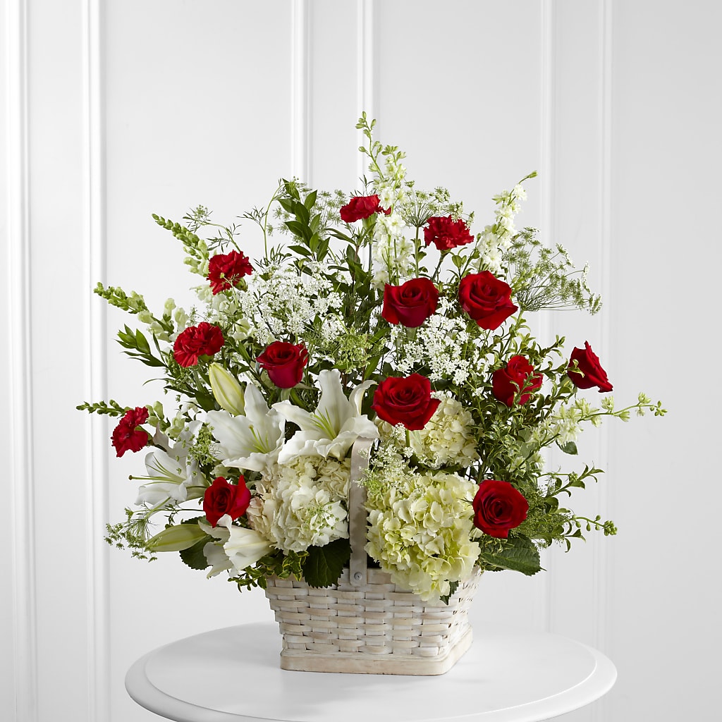 In Loving Memory Arrangement – M & R FLOWER AND GIFT SHOP, Lancaster CA
