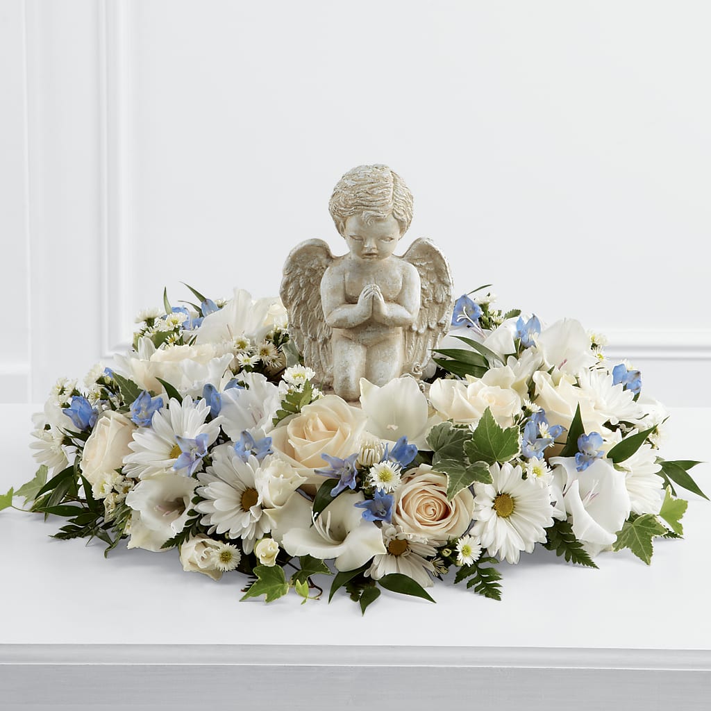 Little Angel Ring of Flowers – M & R FLOWER AND GIFT SHOP, Lancaster CA