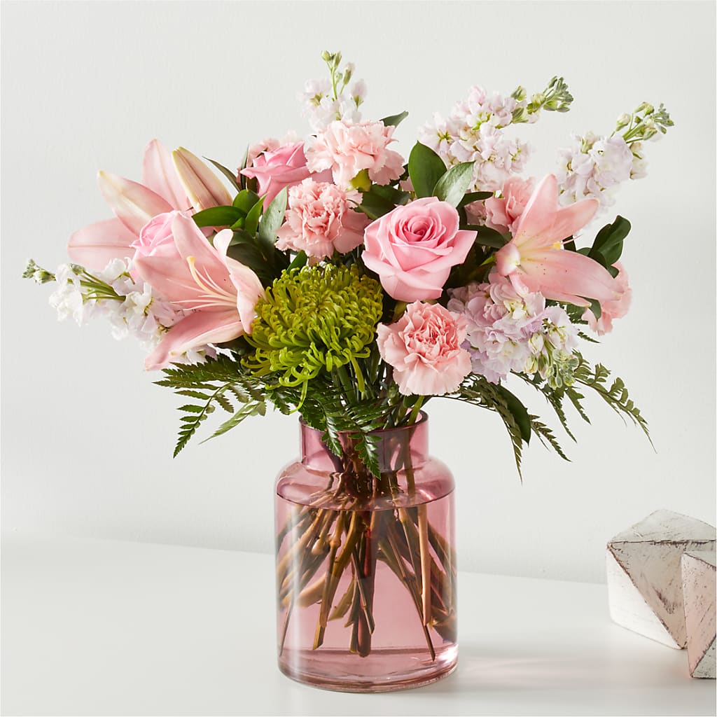 Pretty in Pink Bouquet – M & R FLOWER AND GIFT SHOP, Lancaster CA
