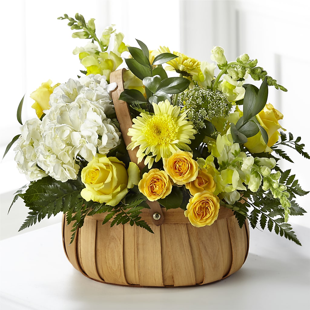 Rustic Remembrance Basket – M & R FLOWER AND GIFT SHOP, Lancaster CA