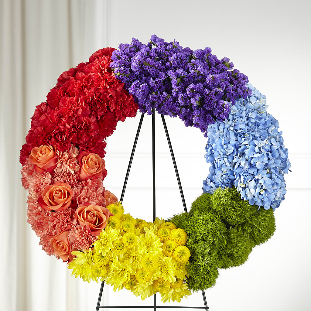 Circle of Love Wreath – M & R FLOWER AND GIFT SHOP, Lancaster CA