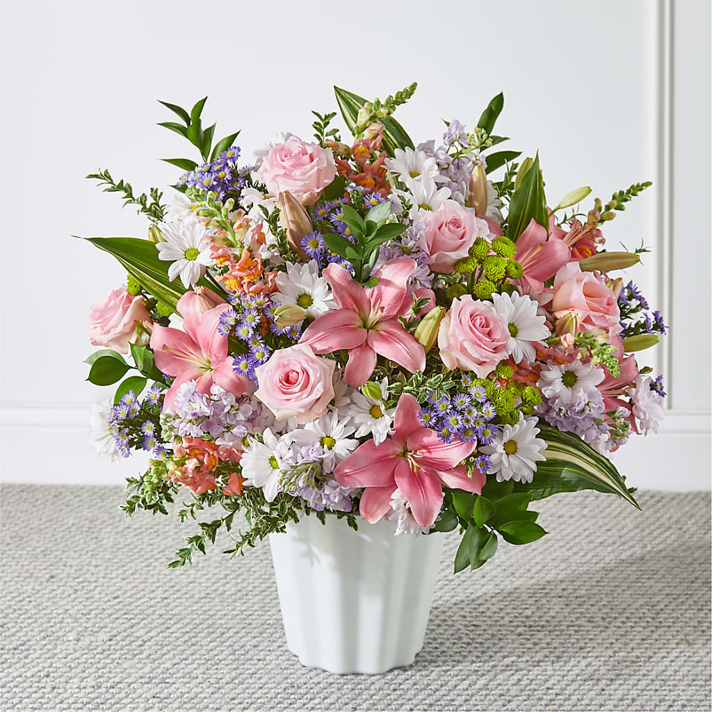 Abundant Compassion Floor Basket – M & R FLOWER AND GIFT SHOP, Lancaster CA