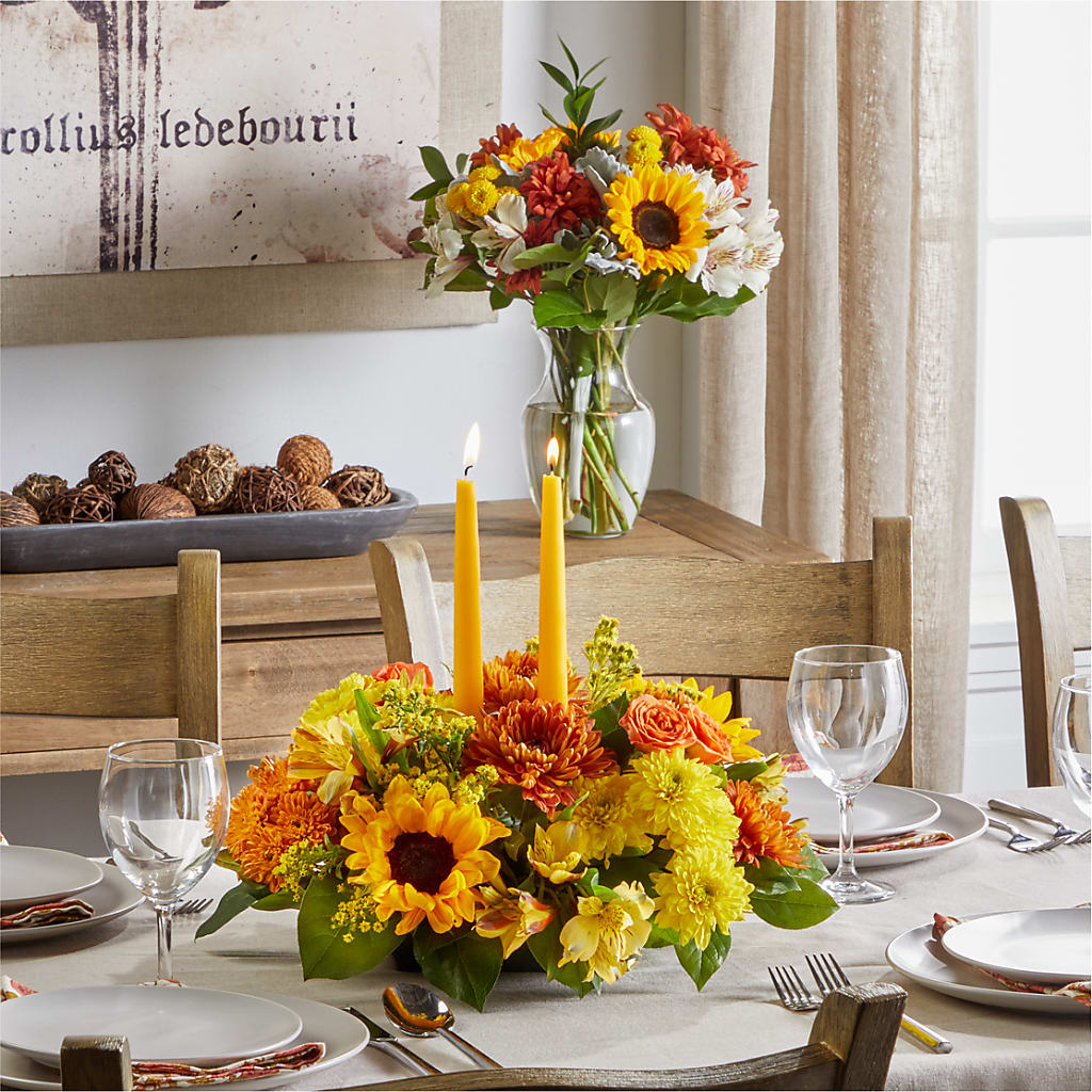 Golden Gathering Bundle – M & R FLOWER AND GIFT SHOP, Lancaster CA