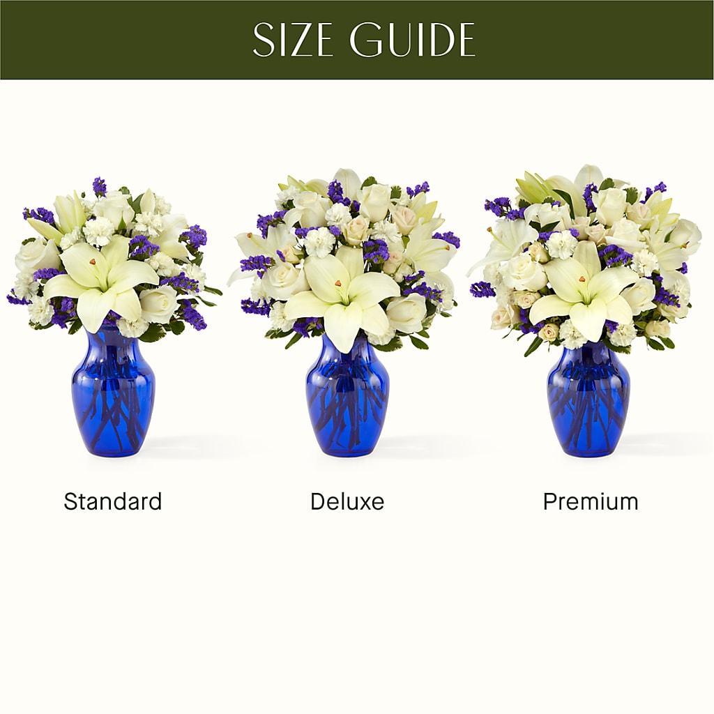 Sapphire Rush Bouquet – M & R FLOWER AND GIFT SHOP, Lancaster CA