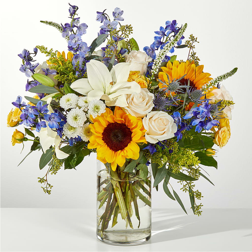 Wonderfully Sunny Bouquet – M & R FLOWER AND GIFT SHOP, Lancaster CA