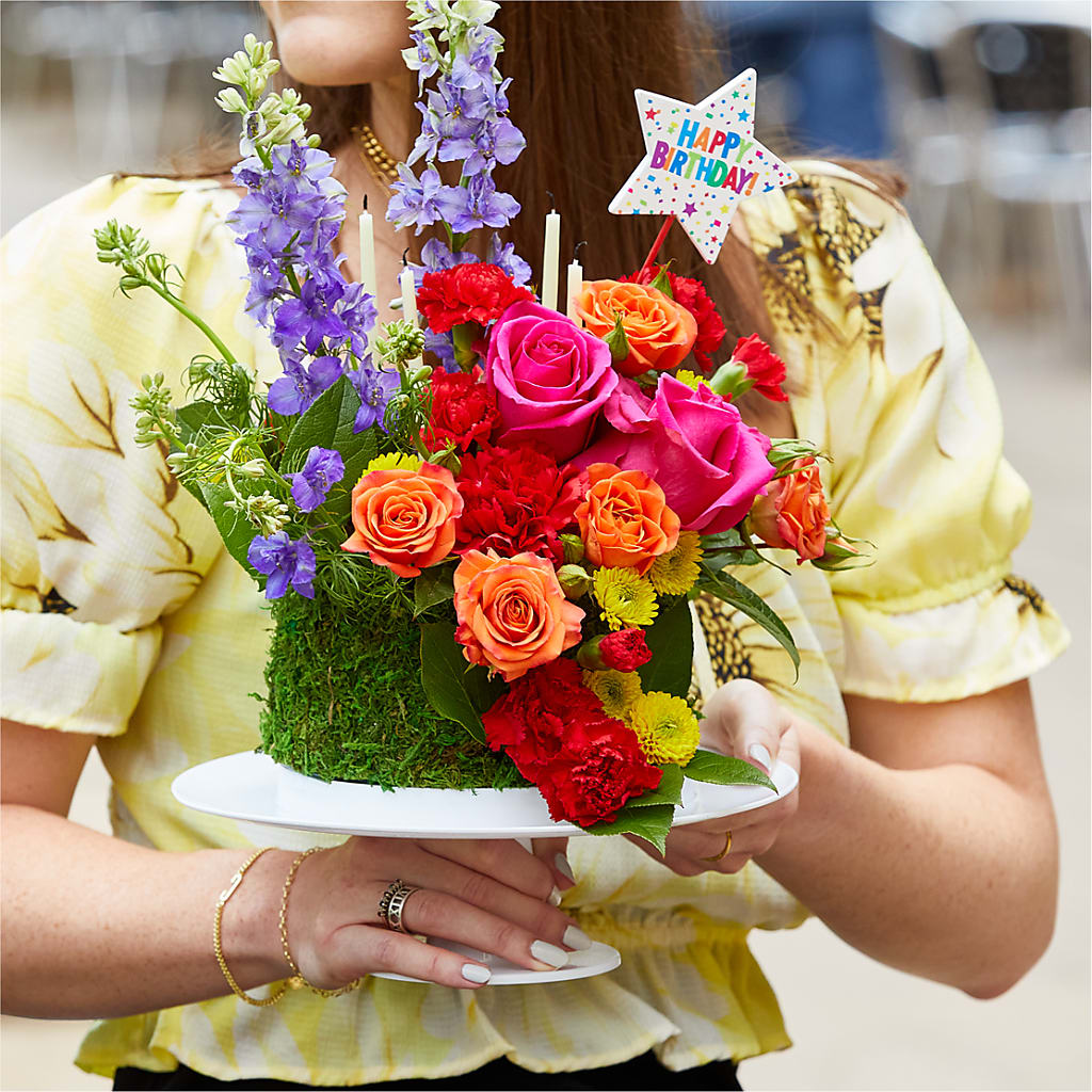 Best Year Yet Floral Cake – M & R FLOWER AND GIFT SHOP, Lancaster CA