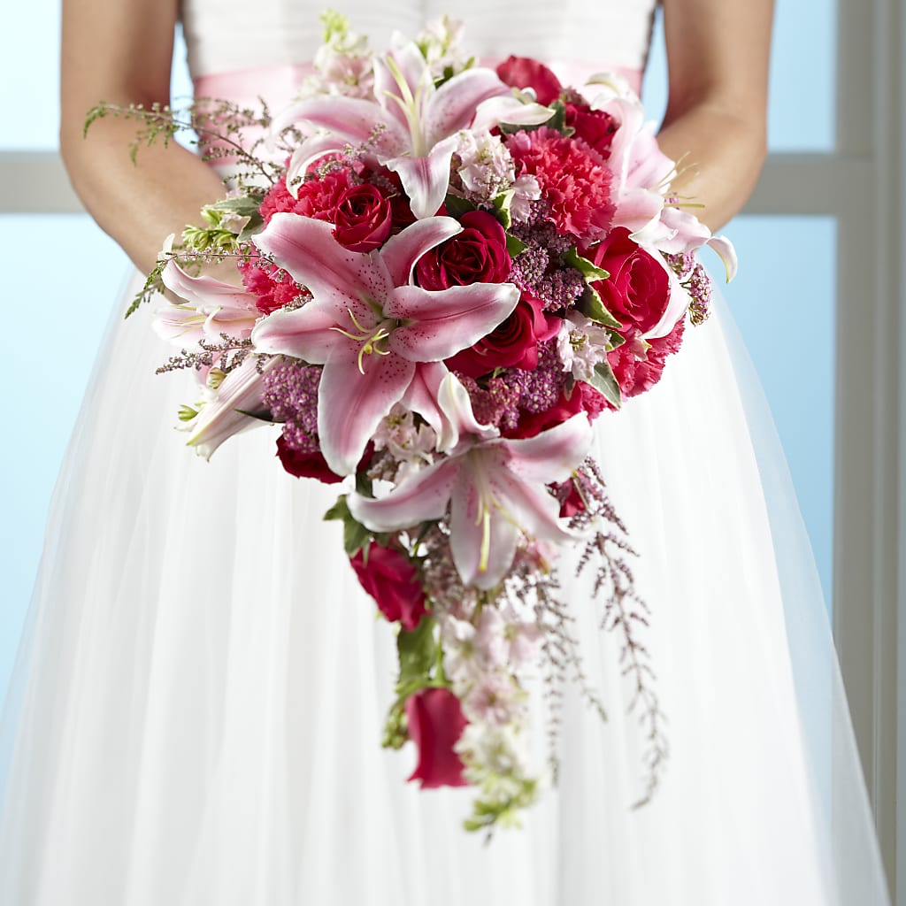 Lily & Rose Bouquet – M & R FLOWER AND GIFT SHOP, Lancaster CA
