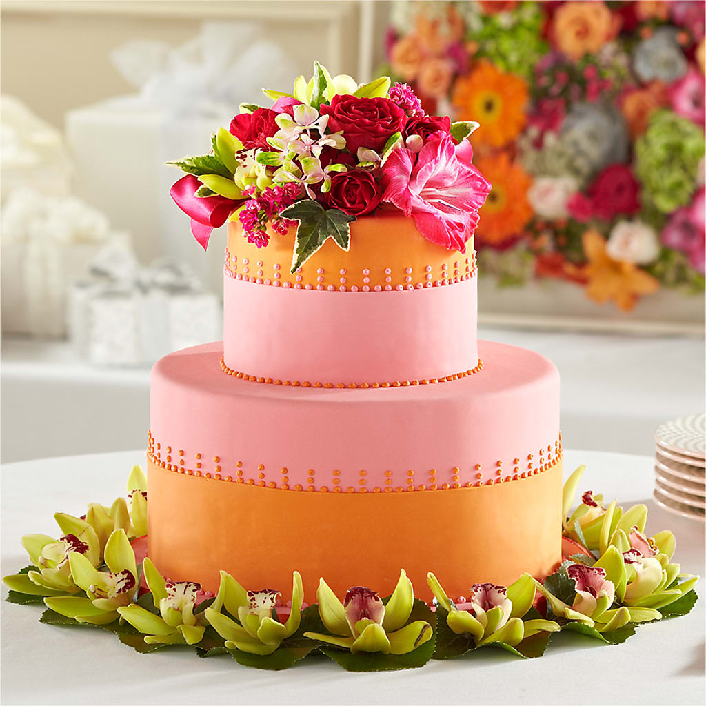Sweet Citrus Cake Decor – M & R FLOWER AND GIFT SHOP, Lancaster CA