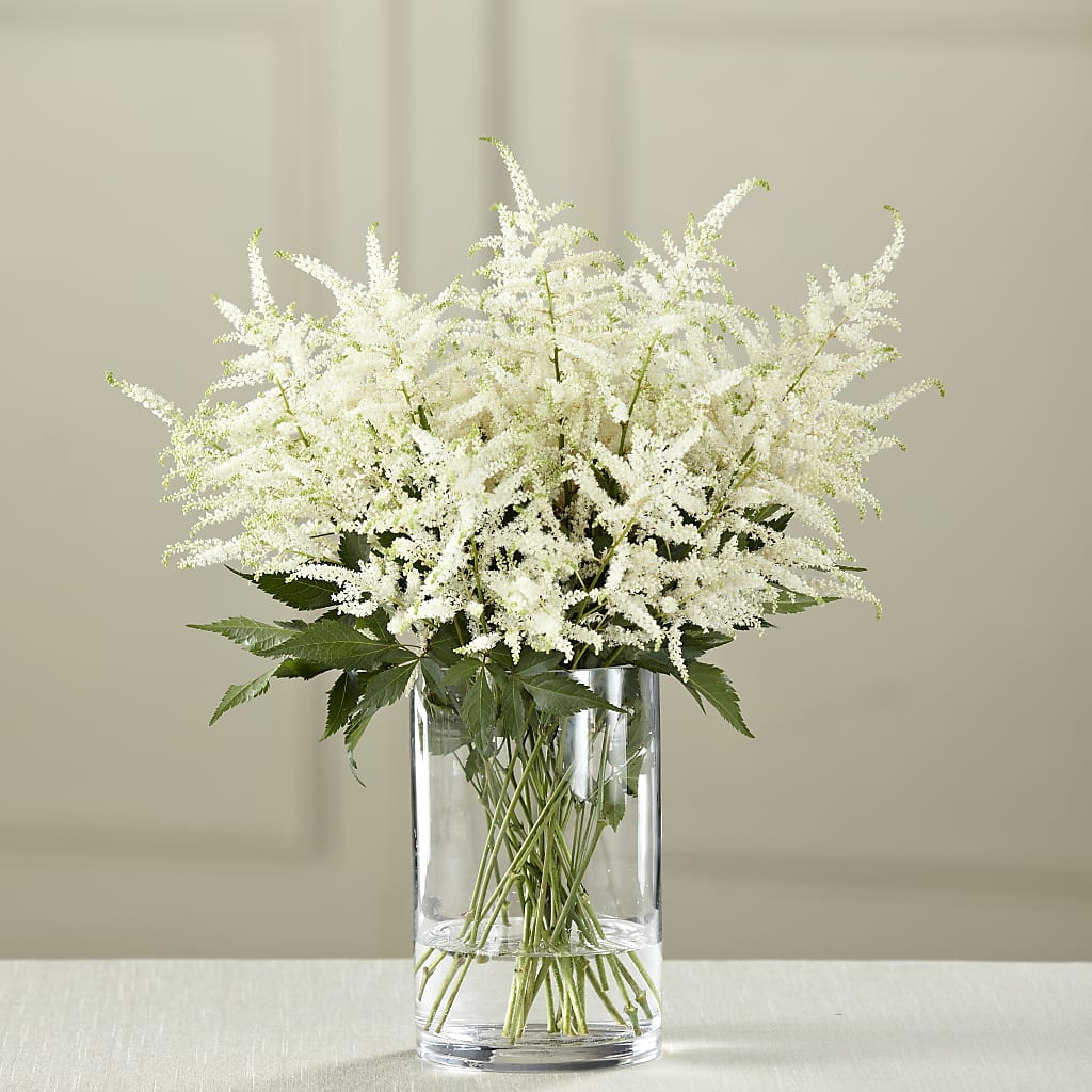 White Astilbe Bouquet – M & R FLOWER AND GIFT SHOP, Lancaster CA