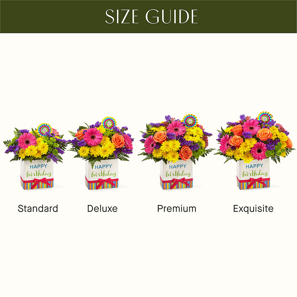 Birthday Brights Bouquet – M & R FLOWER AND GIFT SHOP, Lancaster CA
