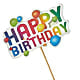 Happy Birthday Pick – M & R FLOWER AND GIFT SHOP, Lancaster CA