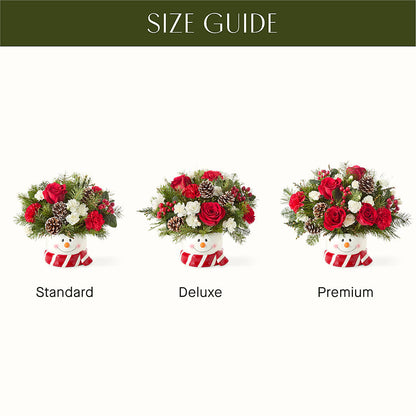 Jolly Snowman Bouquet – M & R FLOWER AND GIFT SHOP, Lancaster CA