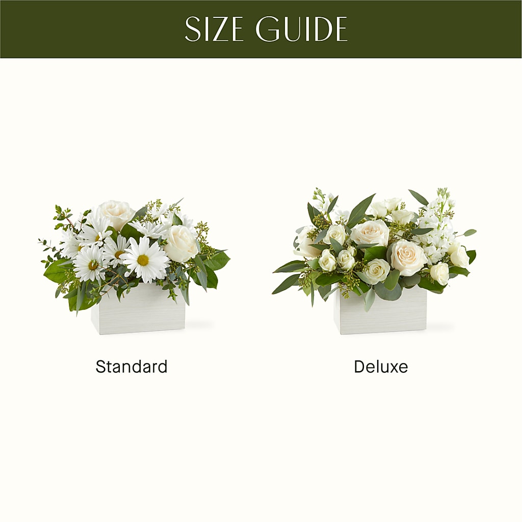 Fresh Linen Box Bouquet – M & R FLOWER AND GIFT SHOP, Lancaster CA