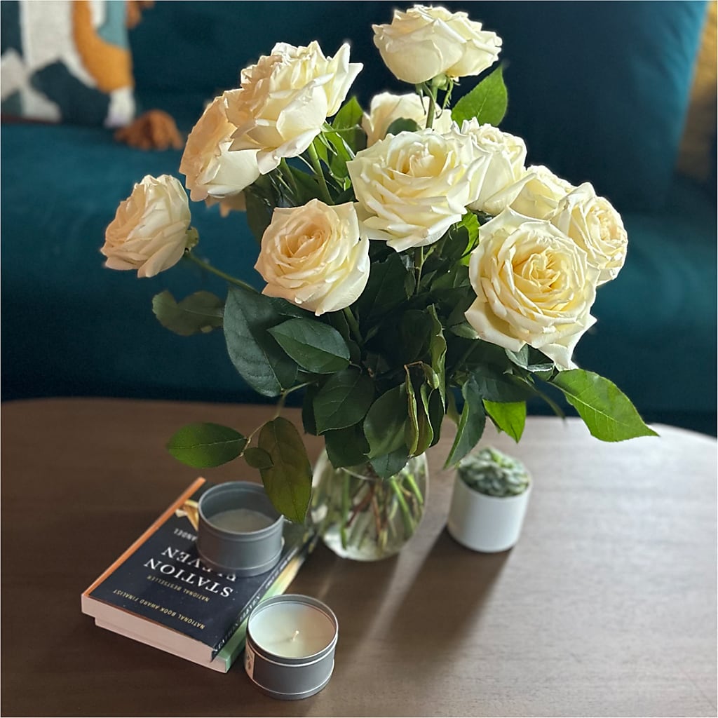 Long Stem Yellow Rose Bouquet – M & R FLOWER AND GIFT SHOP, Lancaster CA