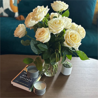 Long Stem Yellow Rose Bouquet – M & R FLOWER AND GIFT SHOP, Lancaster CA