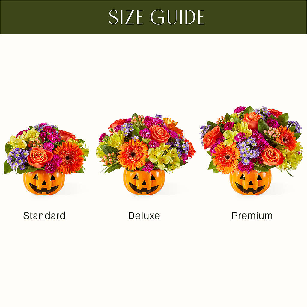 Tricks & Treats Pumpkin – M & R FLOWER AND GIFT SHOP, Lancaster CA