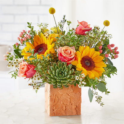 Sunflower Season Bouquet – M & R FLOWER AND GIFT SHOP, Lancaster CA