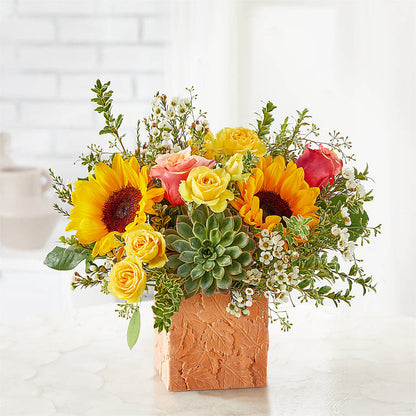 Sunflower Season Bouquet – M & R FLOWER AND GIFT SHOP, Lancaster CA