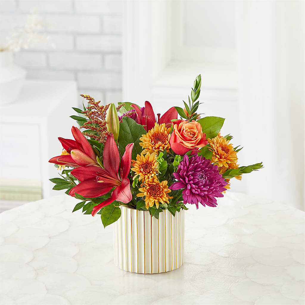 Burgundy Landscape Bouquet – M & R FLOWER AND GIFT SHOP, Lancaster CA