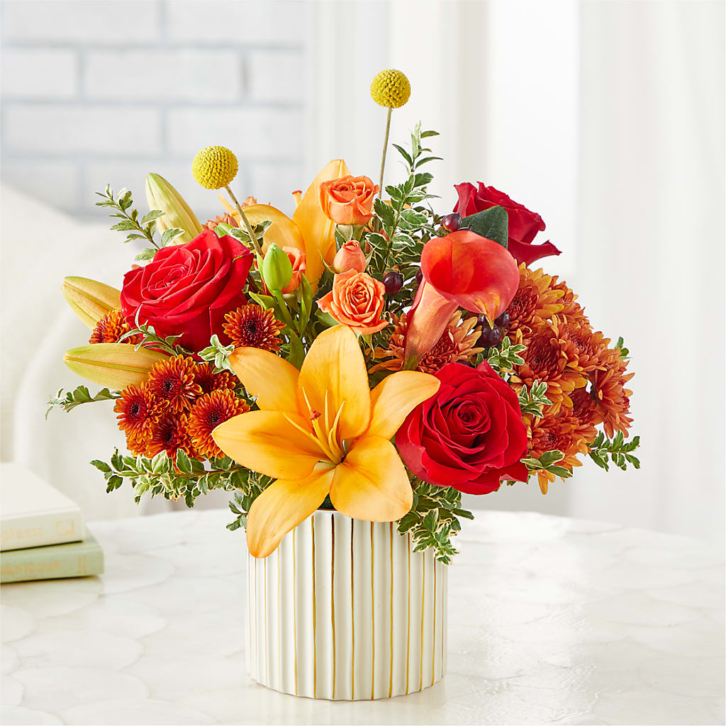 Scarlet Skies Bouquet – M & R FLOWER AND GIFT SHOP, Lancaster CA