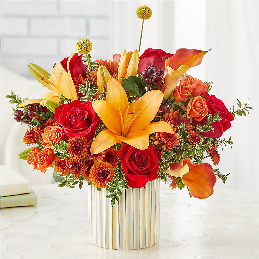 Scarlet Skies Bouquet – M & R FLOWER AND GIFT SHOP, Lancaster CA