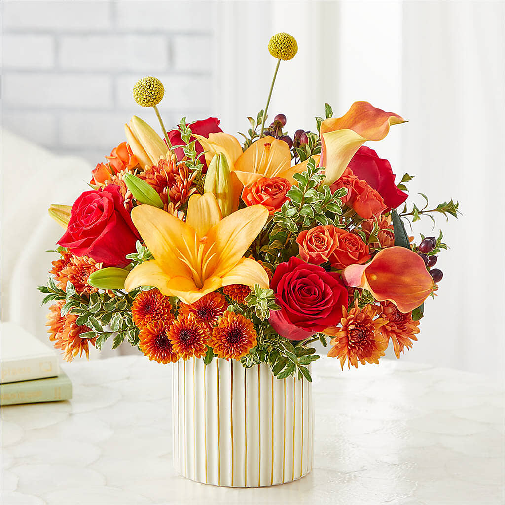 Scarlet Skies Bouquet – M & R FLOWER AND GIFT SHOP, Lancaster CA