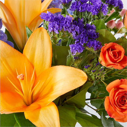 Radiant Citrus Bouquet – M & R FLOWER AND GIFT SHOP, Lancaster CA