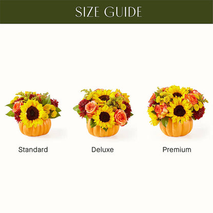 Golden Gourd Pumpkin Bouquet – M & R FLOWER AND GIFT SHOP, Lancaster CA