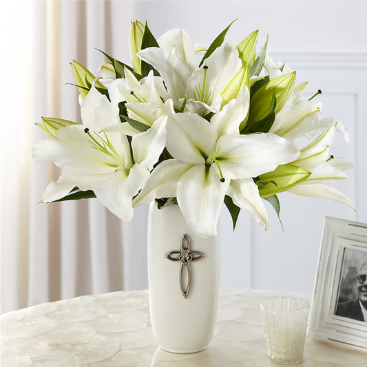 Faithful Blessings Bouquet – M & R FLOWER AND GIFT SHOP, Lancaster CA