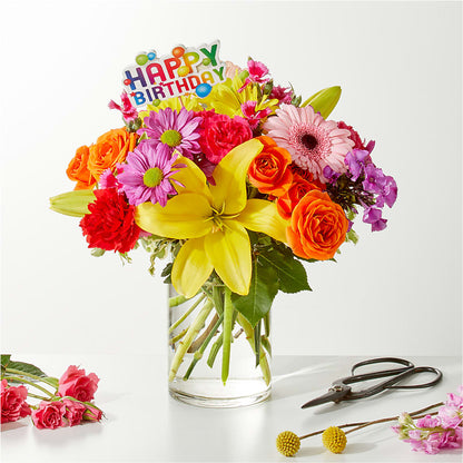 Cue the Confetti - A Florist Original – M & R FLOWER AND GIFT SHOP, Lancaster CA