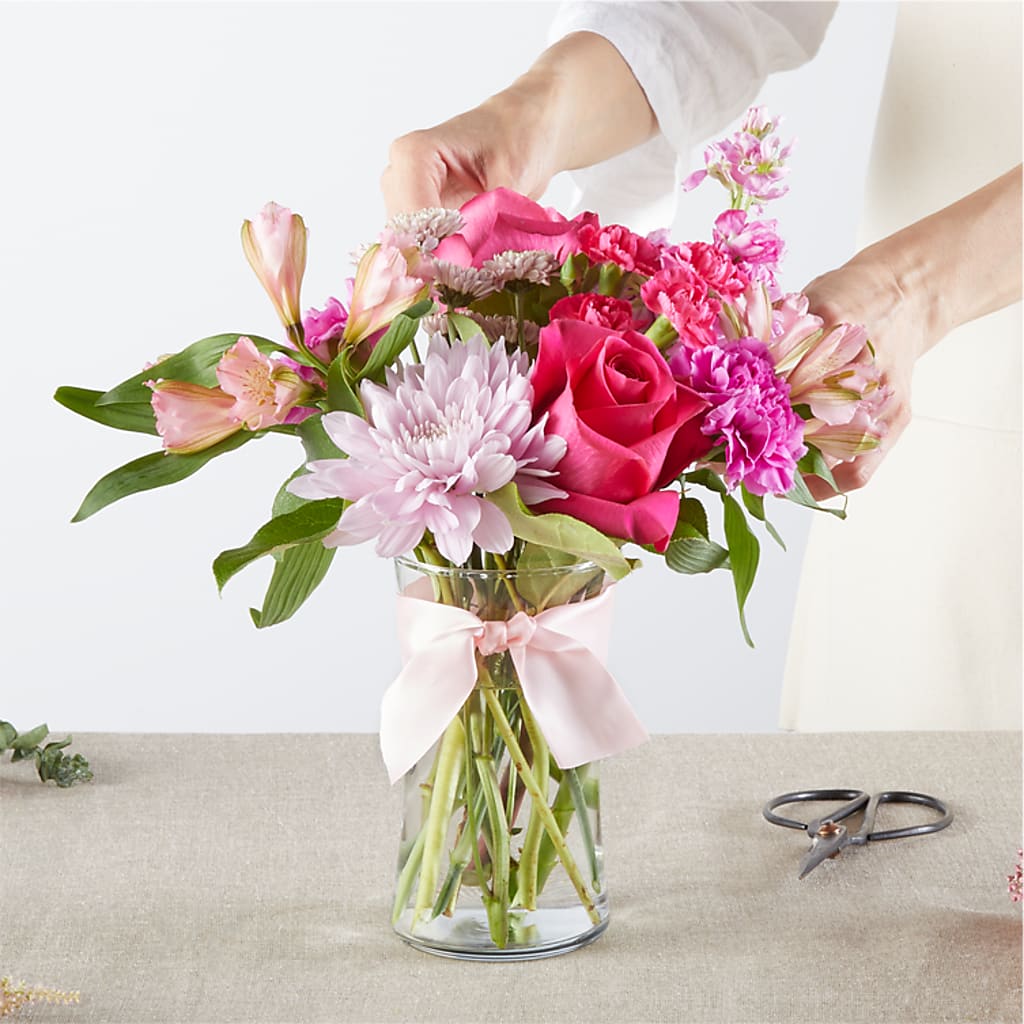 Pink Ribbon - A Florist Original – M & R FLOWER AND GIFT SHOP, Lancaster CA