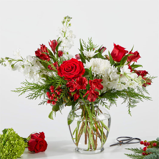 Merry Moment Bouquet – A Florist Original – M & R FLOWER AND GIFT SHOP, Lancaster CA