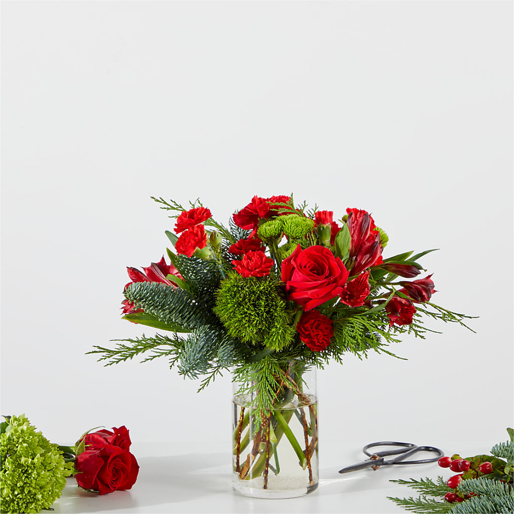 Merry Moment Bouquet – A Florist Original – M & R FLOWER AND GIFT SHOP, Lancaster CA