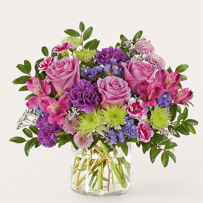 Glass Half Full Bouquet – M & R FLOWER AND GIFT SHOP, Lancaster CA
