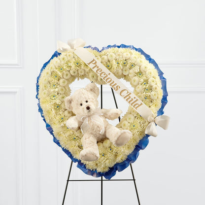 Precious Child Standing Heart – M & R FLOWER AND GIFT SHOP, Lancaster CA
