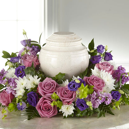 Blooming Sympathy Cremation Adornment – M & R FLOWER AND GIFT SHOP, Lancaster CA