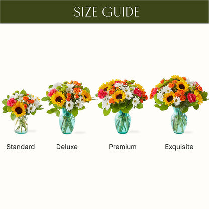 Sun-drenched Blooms Bouquet – M & R FLOWER AND GIFT SHOP, Lancaster CA