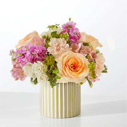 Paradise Bouquet with Ivory Vase – M & R FLOWER AND GIFT SHOP, Lancaster CA