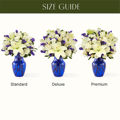Sapphire Rush Bouquet – M & R FLOWER AND GIFT SHOP, Lancaster CA