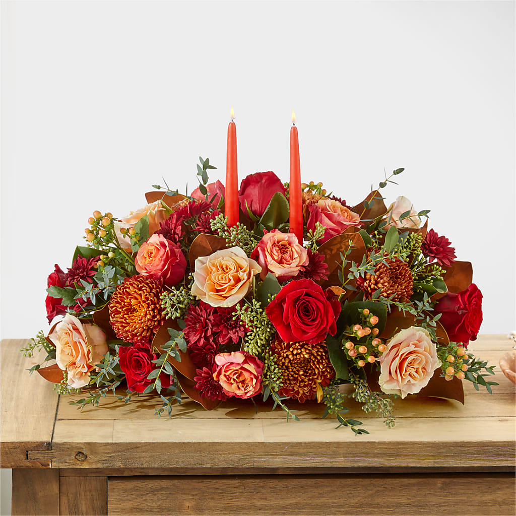 Gather Near Centerpiece – M & R FLOWER AND GIFT SHOP, Lancaster CA