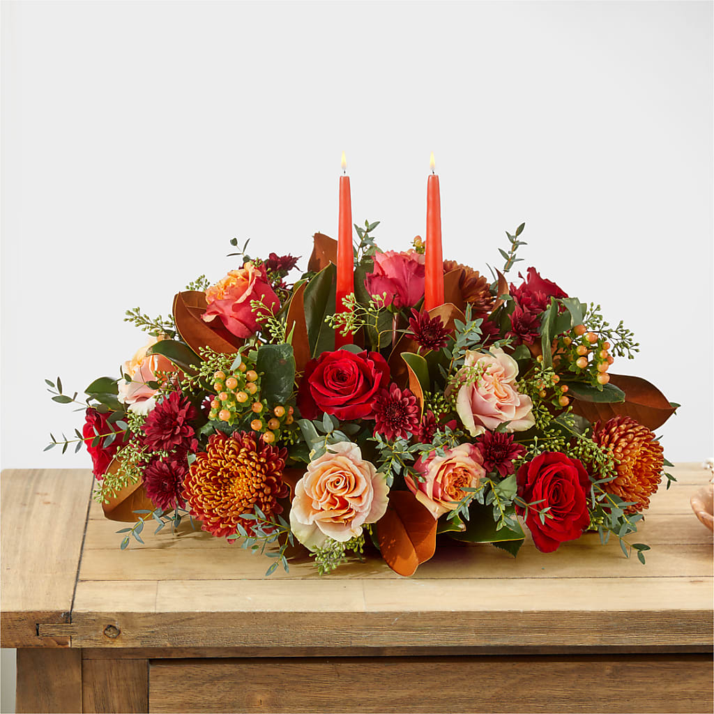Gather Near Centerpiece – M & R FLOWER AND GIFT SHOP, Lancaster CA