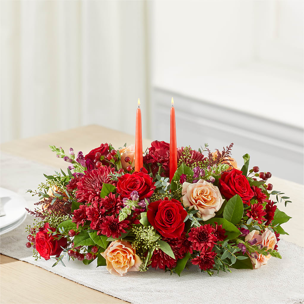 Most Thankful Centerpiece – M & R FLOWER AND GIFT SHOP, Lancaster CA