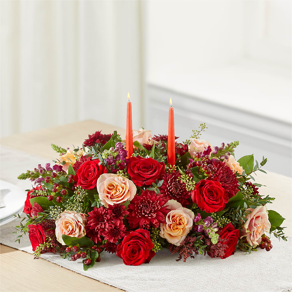 Most Thankful Centerpiece – M & R FLOWER AND GIFT SHOP, Lancaster CA