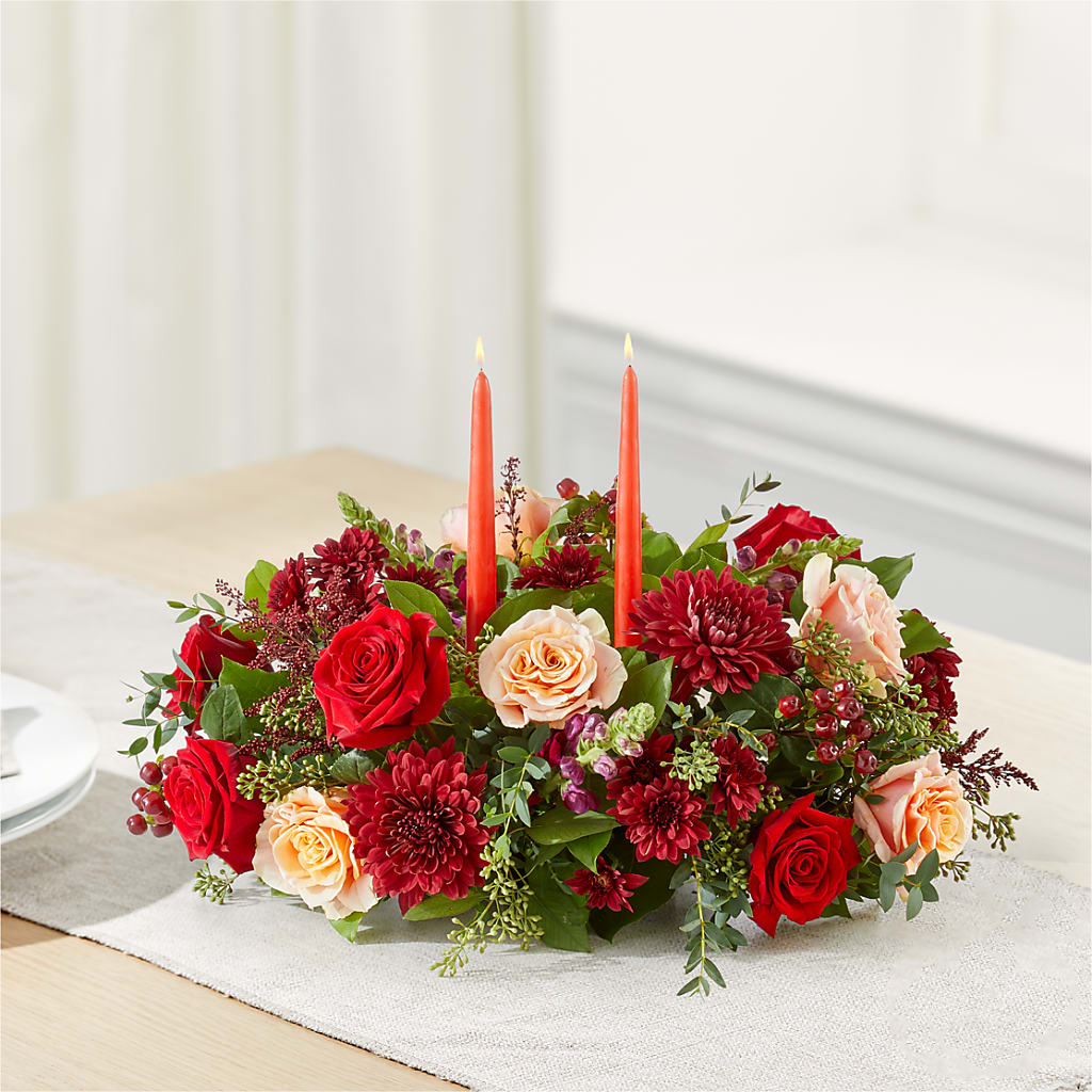 Most Thankful Centerpiece – M & R FLOWER AND GIFT SHOP, Lancaster CA